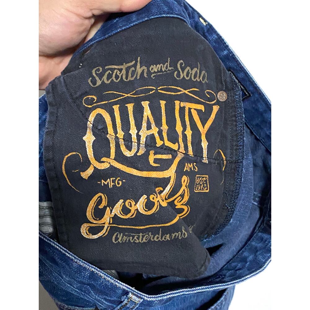 Scotch & Soda Amsterdam Blauw Jeans Catch 22 Blue Denim The Big Bang Men 31 x 32 - Picture 13 of 13